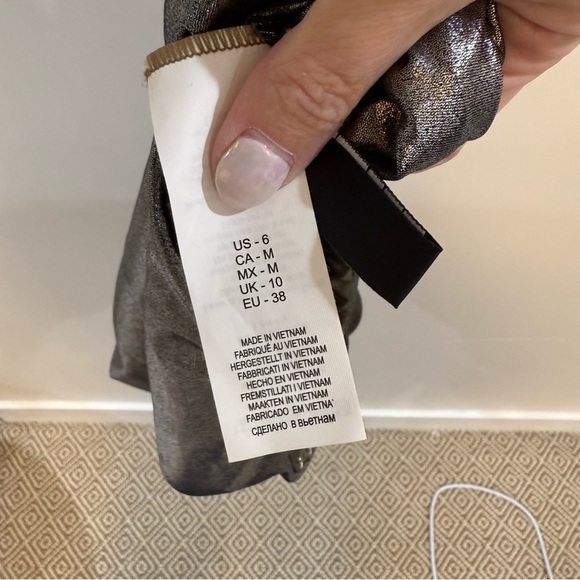 LA BLANCA NWT Metallic One-Piece reversible Swimsuit - Picture 4 of 5